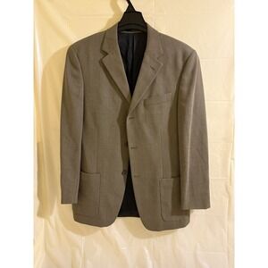 Expert Evergreen Blazer Mens 42R Tan Herringbone Wool Sport Coat Canada